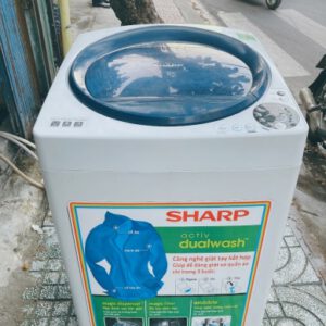 Máy giặt cũ Sharp 8kg mới 95 %