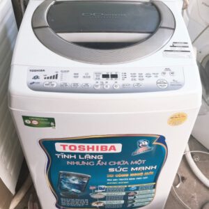 Máy giặt cũ Toshiba AW-DC1000CV 9kg  inverter tiết kiệm điện mới 97%