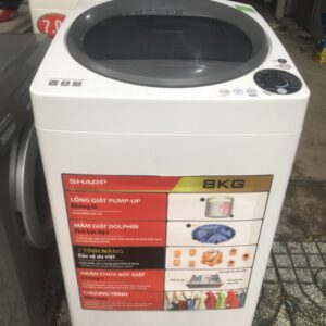 Máy giặt Sharp 8 kg ES-U80GV-G MỚI 95%
