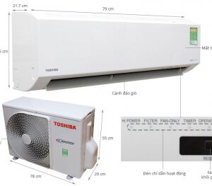Máy lạnh Toshiba 1.5HP (Inverter)