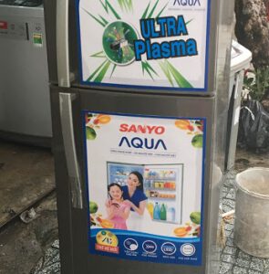 Tủ lạnh cũ  Sanyo 207 lít SR-U21MN không đóng tuyết