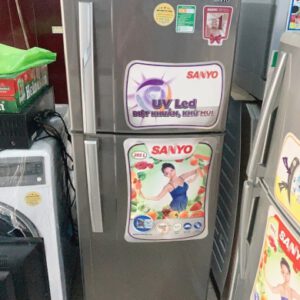 Tủ lạnh cũ Sanyo SR-U205PN 205  lít không đóng tuyết mới 95%