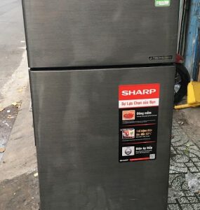 Tủ lạnh cũ  Sharp Inverter 196 lít SJ-X201E-DS mới 99%