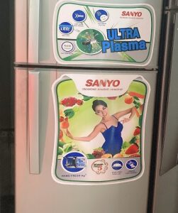 Tủ lạnh Sanyo 180 lít SR-S185PN không đóng tuyết