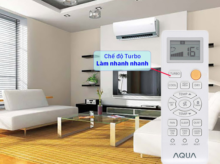 Chế độ Turbo trên máy lạnh Aqua Chế độ Turbo trên máy lạnh Aqua