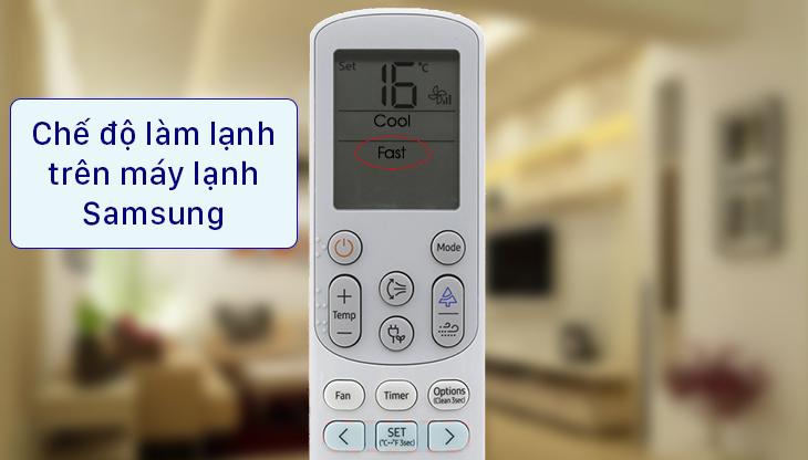 Chế độ làm lạnh của máy lạnh Samsung Chế độ làm lạnh của máy lạnh Samsung