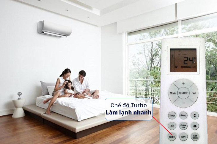 Chế độ Turbo trên máy lạnh Casper Chế độ Turbo trên máy lạnh Casper