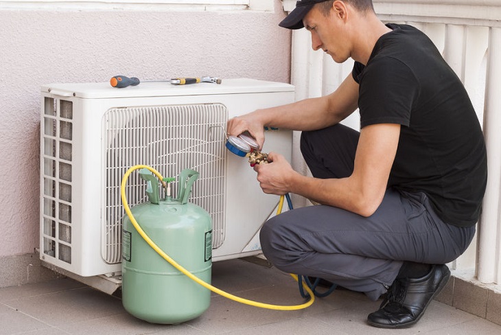 Máy lạnh bị thiếu gas Máy lạnh bị thiếu gas