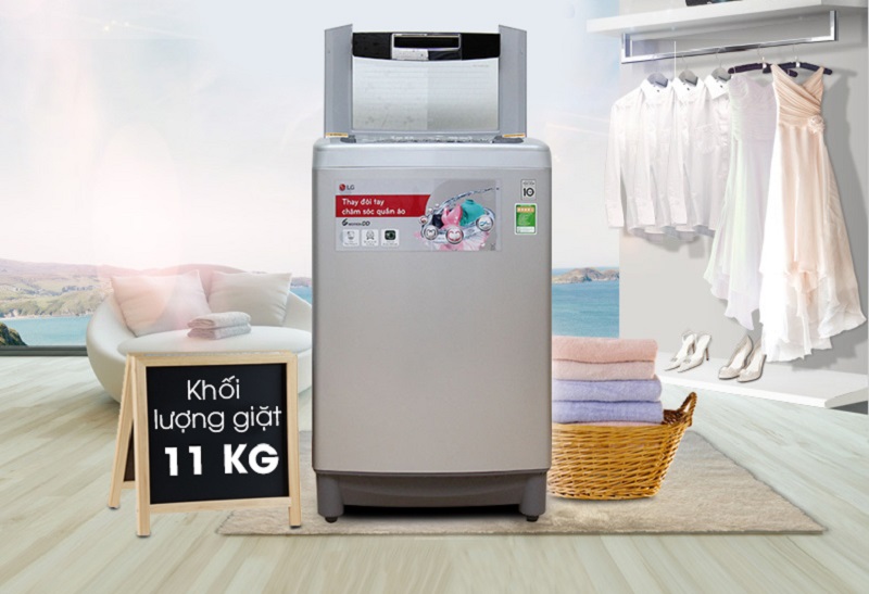 Máy giặt LG 11 WF-D1117DD có thiết kế sang trọng Máy giặt LG 11 WF-D1117DD có thiết kế sang trọng