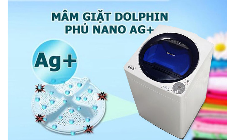 Mâm giặt Scew – Dolphin phủ bạc Mâm giặt Scew – Dolphin phủ bạc