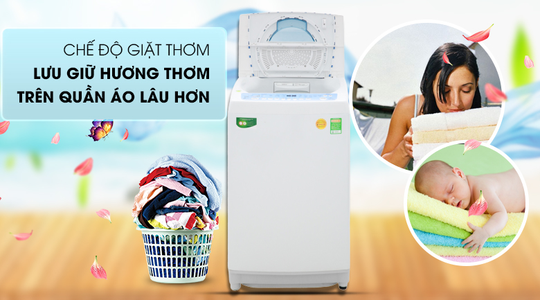 Chế độ giặt thơm Fragrance Course - Máy giặt Toshiba Inverter 9kg AW-DC1005CV Chế độ giặt thơm Fragrance Course - Máy giặt Toshiba Inverter 9kg AW-DC1005CV