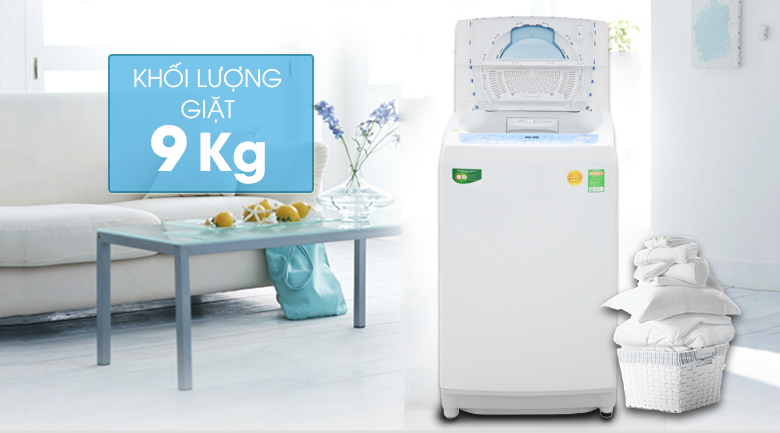 Khối lượng giặt 9kg - máy giặt Toshiba Inverter 9kg AW-DC1005CV Khối lượng giặt 9kg - máy giặt Toshiba Inverter 9kg AW-DC1005CV