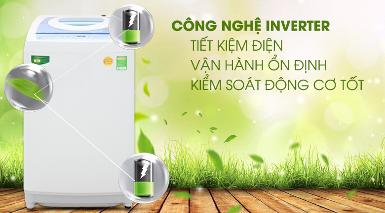 Công nghệ Inverter - Máy giặt Toshiba Inverter 9kg AW-DC1005CV Công nghệ Inverter - Máy giặt Toshiba Inverter 9kg AW-DC1005CV