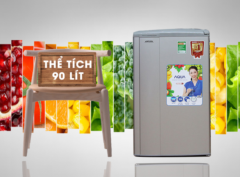 Tủ lạnh Aqua AQR-95AR sở hữu kiểu dáng nhỏ gọn cùng màu sắc nhẹ nhàng mà tinh tế Tủ lạnh Aqua AQR-95AR sở hữu kiểu dáng nhỏ gọn cùng màu sắc nhẹ nhàng mà tinh tế