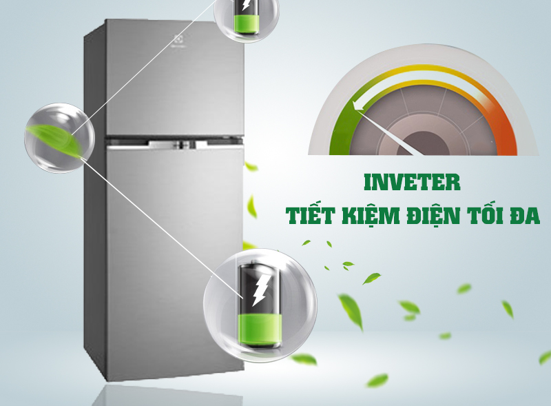 Với công nghệ NutriFresh Inverter, tủ lạnh Electrolux ETB2600MG có thể làm lạnh ổn định và nhanh chóng Với công nghệ NutriFresh Inverter, tủ lạnh Electrolux ETB2600MG có thể làm lạnh ổn định và nhanh chóng