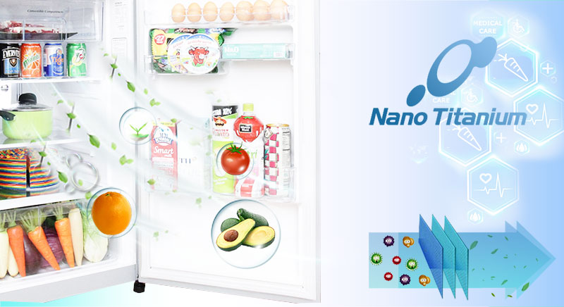 Khử mùi, kháng khuẩn nhờ Nano Titanium Khử mùi, kháng khuẩn nhờ Nano Titanium