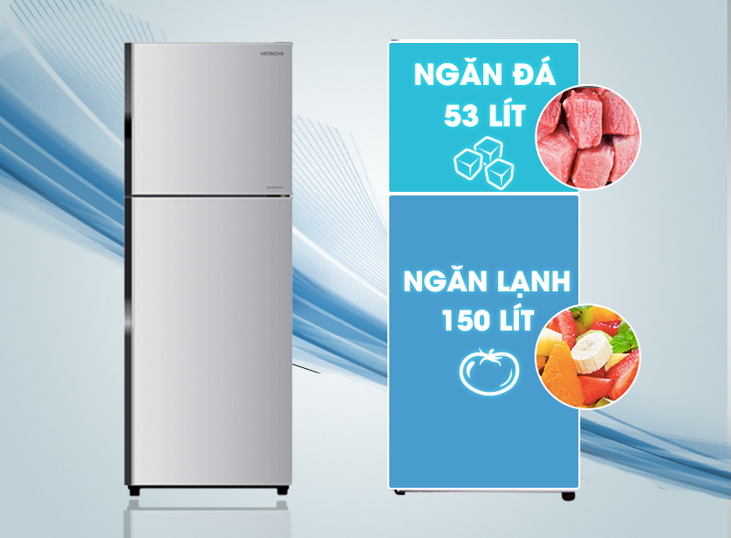 Tủ lạnh Hitachi R-H200PGV4 có thiết kế mang phong cách mới Tủ lạnh Hitachi R-H200PGV4 có thiết kế mang phong cách mới