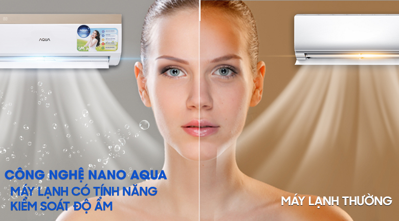 Công nghệ Nano Aqua - Máy lạnh Aqua Inverter 1 HP AQA-KCRV9VKS Công nghệ Nano Aqua - Máy lạnh Aqua Inverter 1 HP AQA-KCRV9VKS