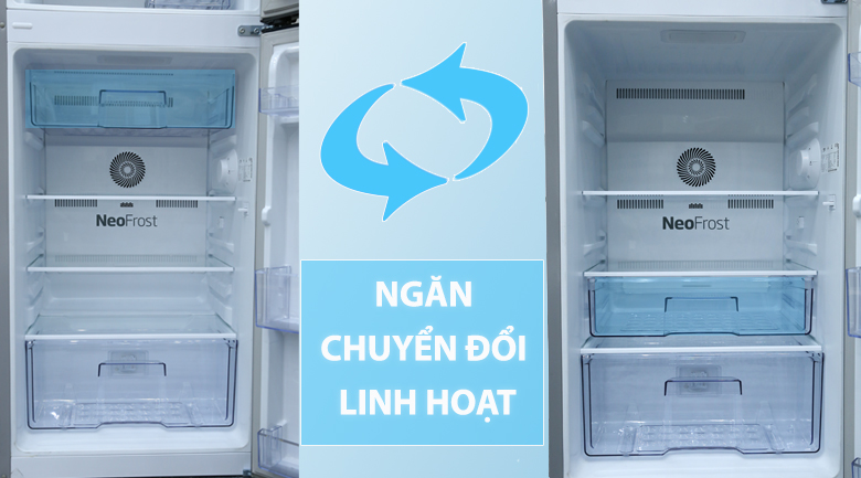 Ngăn chuyển đổi linh hoạt - Tủ lạnh Beko Inverter 200 lít RDNT200I50VS Ngăn chuyển đổi linh hoạt - Tủ lạnh Beko Inverter 200 lít RDNT200I50VS