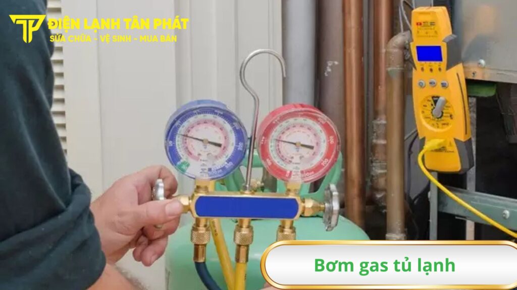 Quy trình bơm gas tủ lạnh chuyên nghiệp